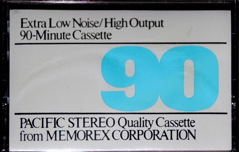 Compact Cassette Pacific Stereo 90 Type I Normal 1980 USA