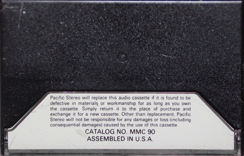 Compact Cassette: Unknown Pacific Stereo -  90