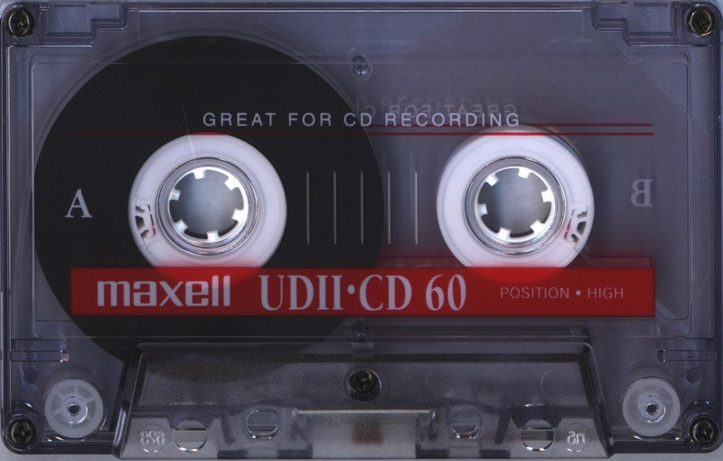 Compact Cassette Maxell UDII-CD 60 Type II Chrome 1996 North America