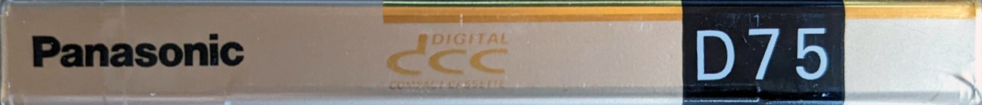 DCC Panasonic 75 "RT-D75A" Type I Normal 1992 North America