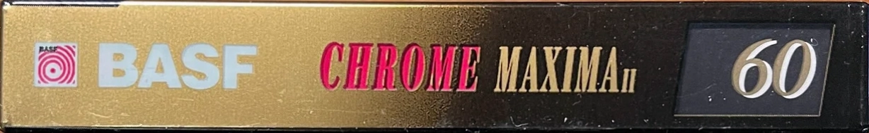 Compact Cassette BASF Chrome Maxima II 60 Type II Chrome 1993 Europe
