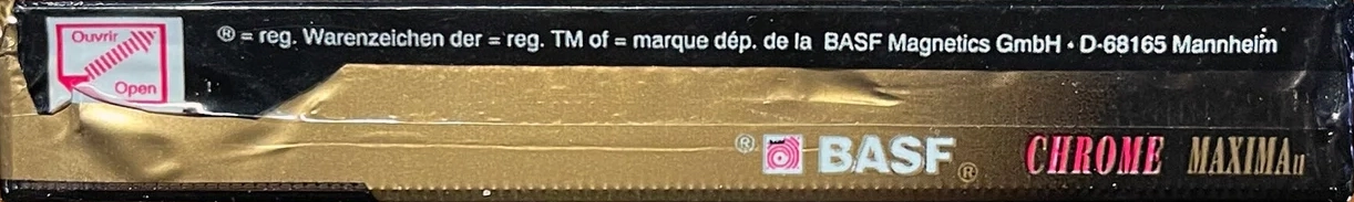 Compact Cassette BASF Chrome Maxima II 60 Type II Chrome 1993 Europe