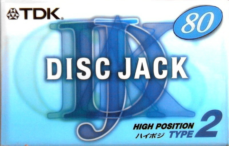 Compact Cassette TDK DJ2 Disc Jack 80 "DJ2-80F Disc Jack" Type II Chrome 1999 Japan