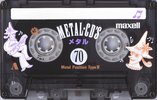 Compact Cassette Maxell Metal CD's 70 "MCDS-70J" Type IV Metal 1995 Japan