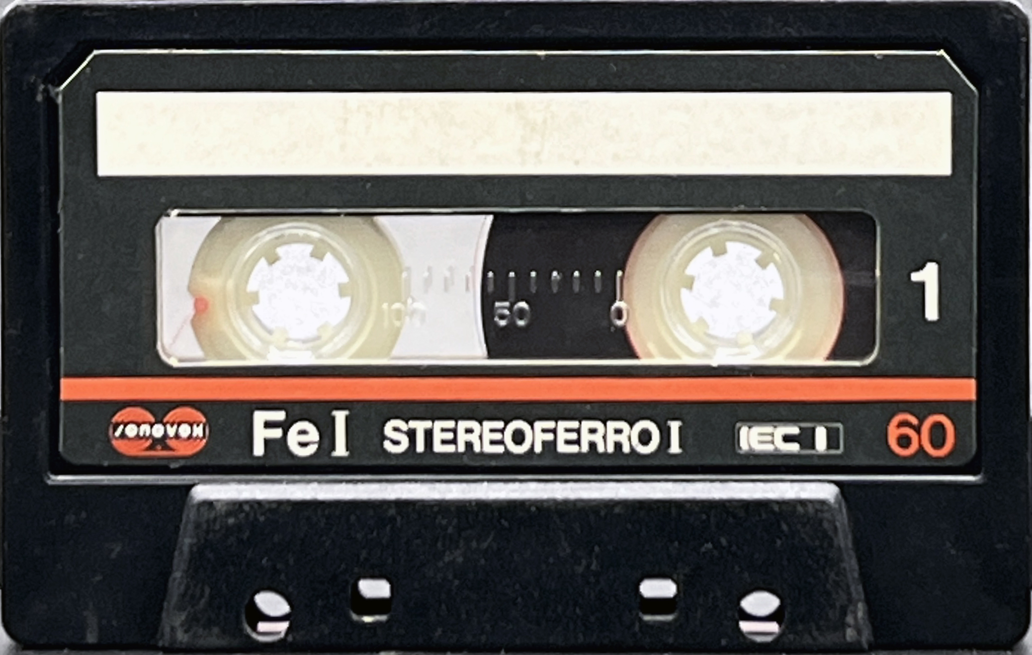 Compact Cassette Sonovox Fe I 60 "Stereoferro I" Type I Normal 1983 Portugal
