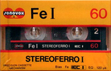 Compact Cassette Sonovox Fe I 60 "Stereoferro I" Type I Normal 1983 Portugal