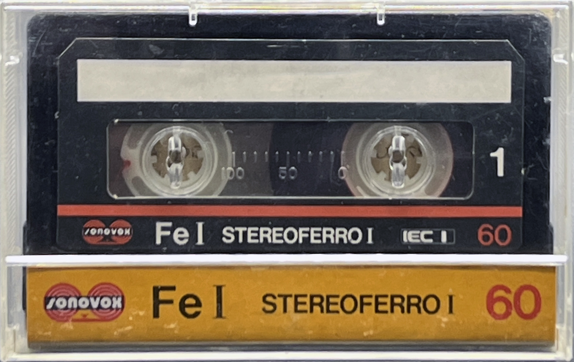 Compact Cassette Sonovox Fe I 60 "Stereoferro I" Type I Normal 1983 Portugal