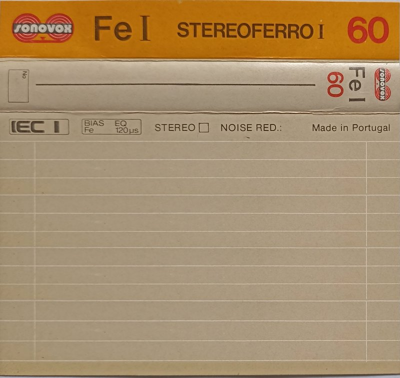 Compact Cassette: Sonovox  - Fe I 60