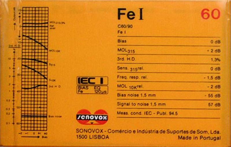 Compact Cassette: Sonovox  - Fe I 60