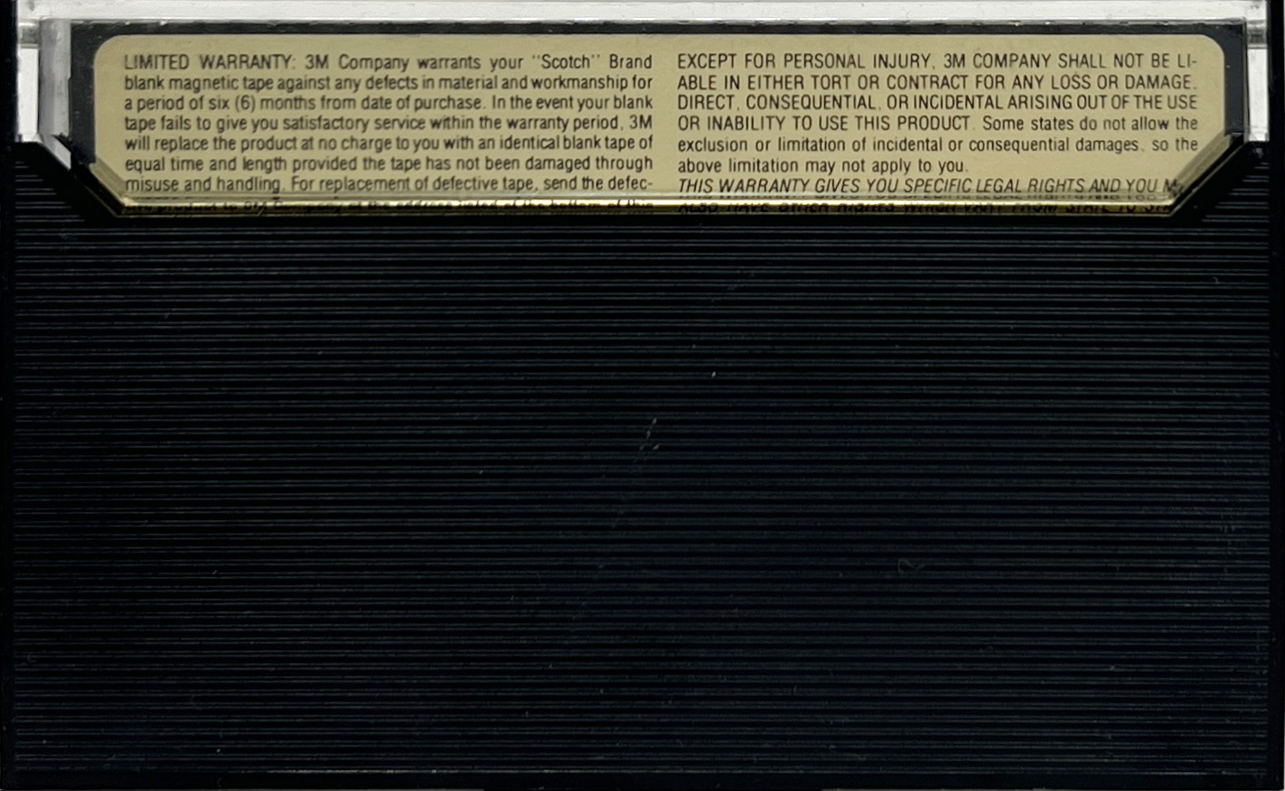 Compact Cassette Scotch Master III 90 Type III Ferro Chrome 1980 USA