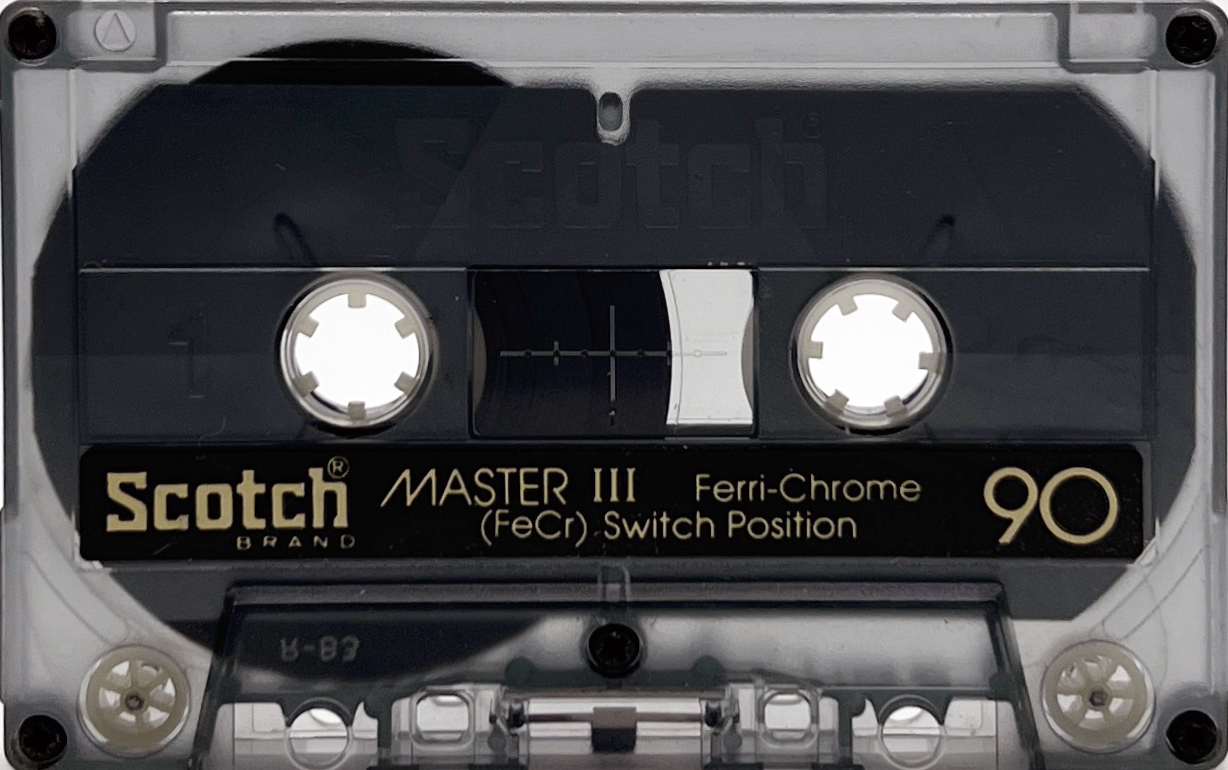Compact Cassette Scotch Master III 90 Type III Ferro Chrome 1980 USA