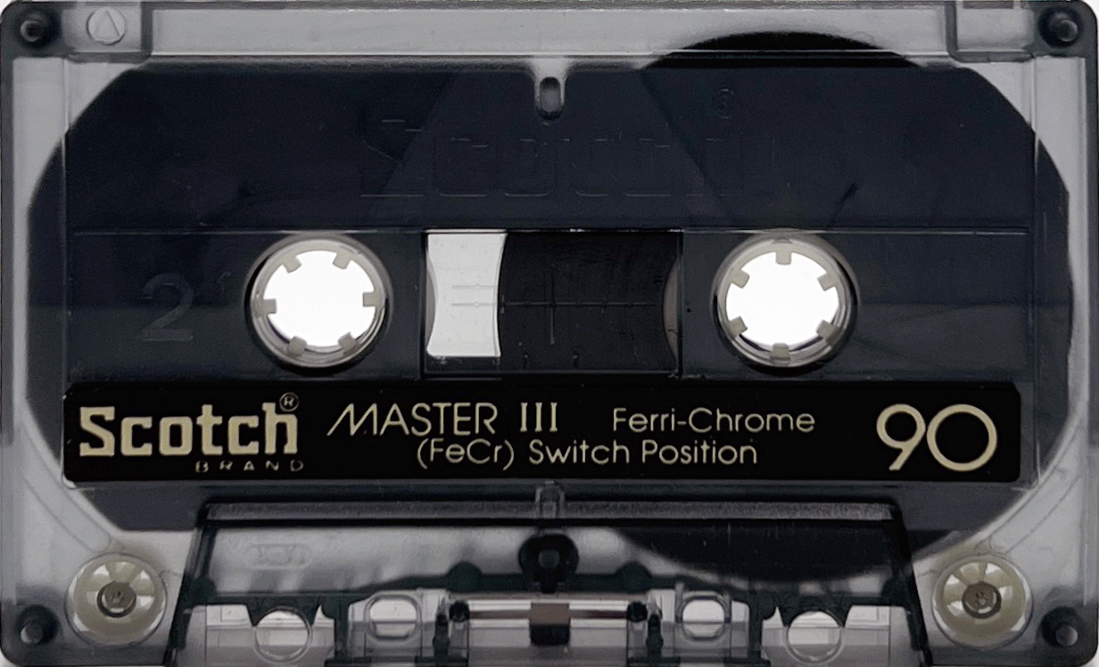 Compact Cassette Scotch Master III 90 Type III Ferro Chrome 1980 USA