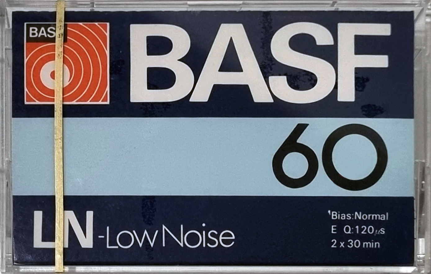 Compact Cassette BASF LN 60 Type I Normal 1978 Japan