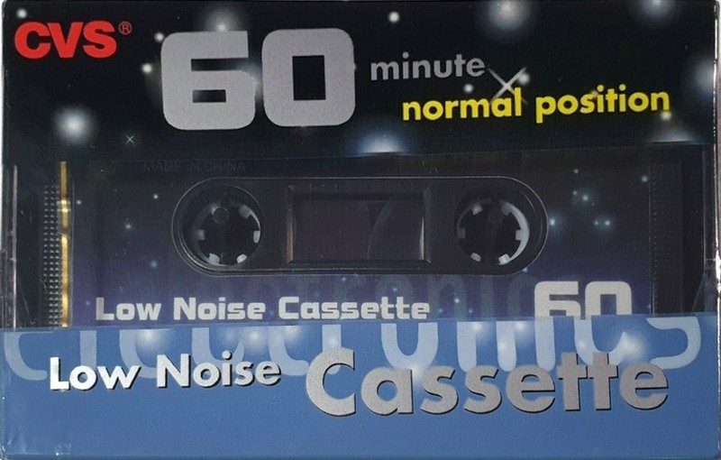 Compact Cassette CVS 60 "CVS Pharmacy Inc." Type I Normal USA