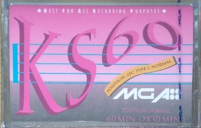 Compact Cassette MGA KS 60 Type I Normal Thailand