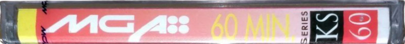 Compact Cassette MGA KS 60 Type I Normal Thailand