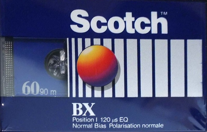 Compact Cassette Scotch BX 60 Type I Normal 1987 Europe