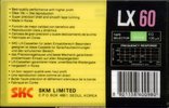 Compact Cassette SKC LX 60 1989 Europe