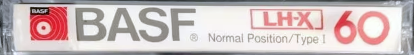 Compact Cassette BASF LH-X 60 Type I Normal 1982 Japan