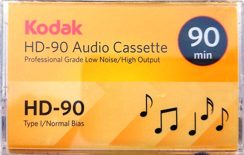 Compact Cassette Kodak HD 90 Type I Normal 2014 USA