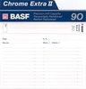 Compact Cassette BASF Chrome Extra II 90 Type II Chrome 1990 Europe