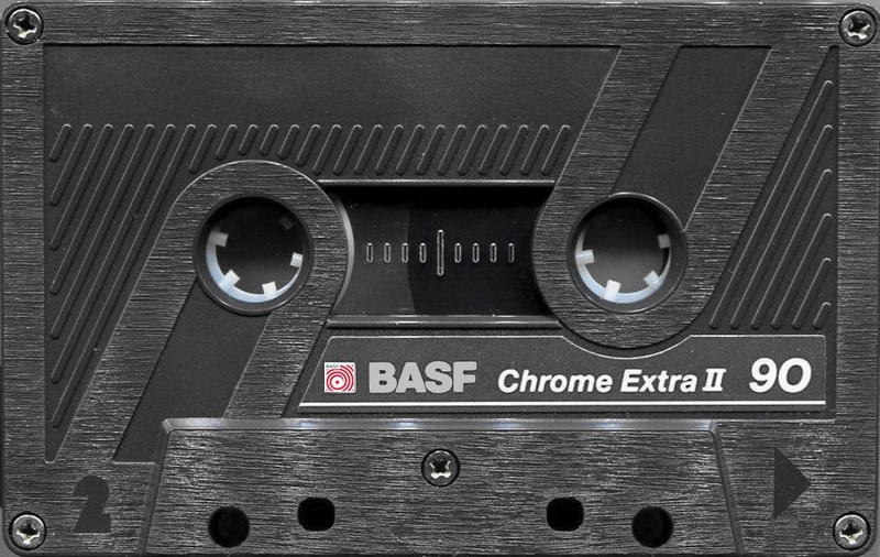 Compact Cassette BASF Chrome Extra II 90 Type II Chrome 1990 Europe