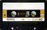 Compact Cassette Sony Duad 60 Type III Ferro Chrome 1983 Japan