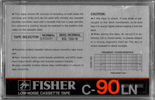 Compact Cassette Fisher LN 90 Type I Normal 1982 USA