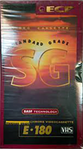 VHS, Video Home System ECP SG 180 Type II Chrome 1997 Russia