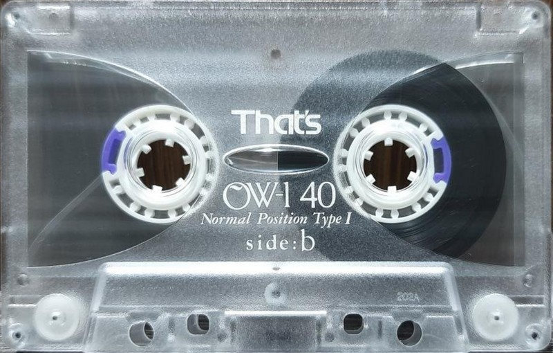 Compact Cassette Thats OW-1 40 Type I Normal 1990 Japan