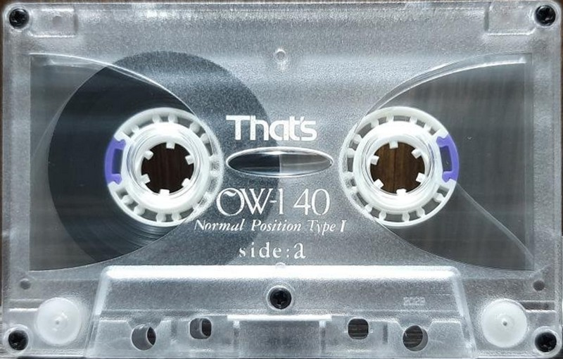 Compact Cassette Thats OW-1 40 Type I Normal 1990 Japan