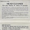 Compact Cassette APG Eletronica HITEC Cleaning Cassette Brazil