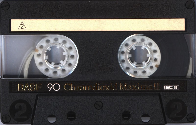 Compact Cassette BASF Chromdioxid Maxima II 90 Type II Chrome 1982 Europe