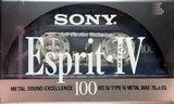 Compact Cassette Sony Esprit 100 "ESP IV-100" Type IV Metal 1992 Europe