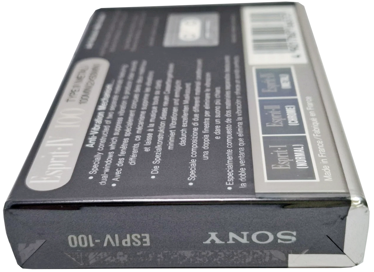 Compact Cassette Sony Esprit 100 "ESP IV-100" Type IV Metal 1992 Europe