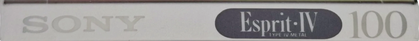 Compact Cassette Sony Esprit 100 "ESP IV-100" Type IV Metal 1992 Europe