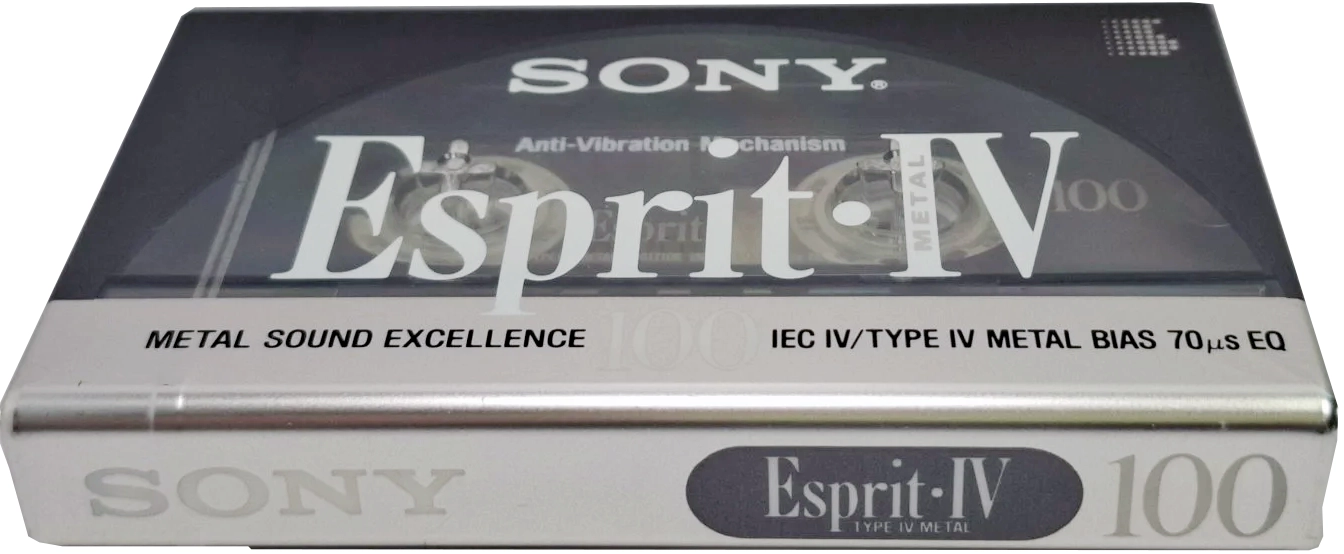 Compact Cassette Sony Esprit 100 "ESP IV-100" Type IV Metal 1992 Europe