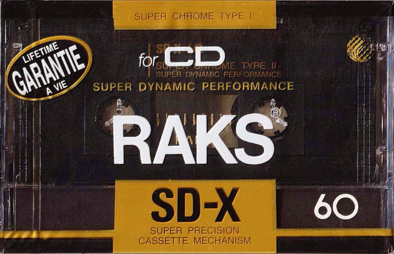 Compact Cassette: RAKS  - SD-X 60