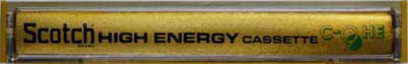 Compact Cassette Scotch High Energy 90 "Sumitomo 3M Limited" Type I Normal 1972 Japan