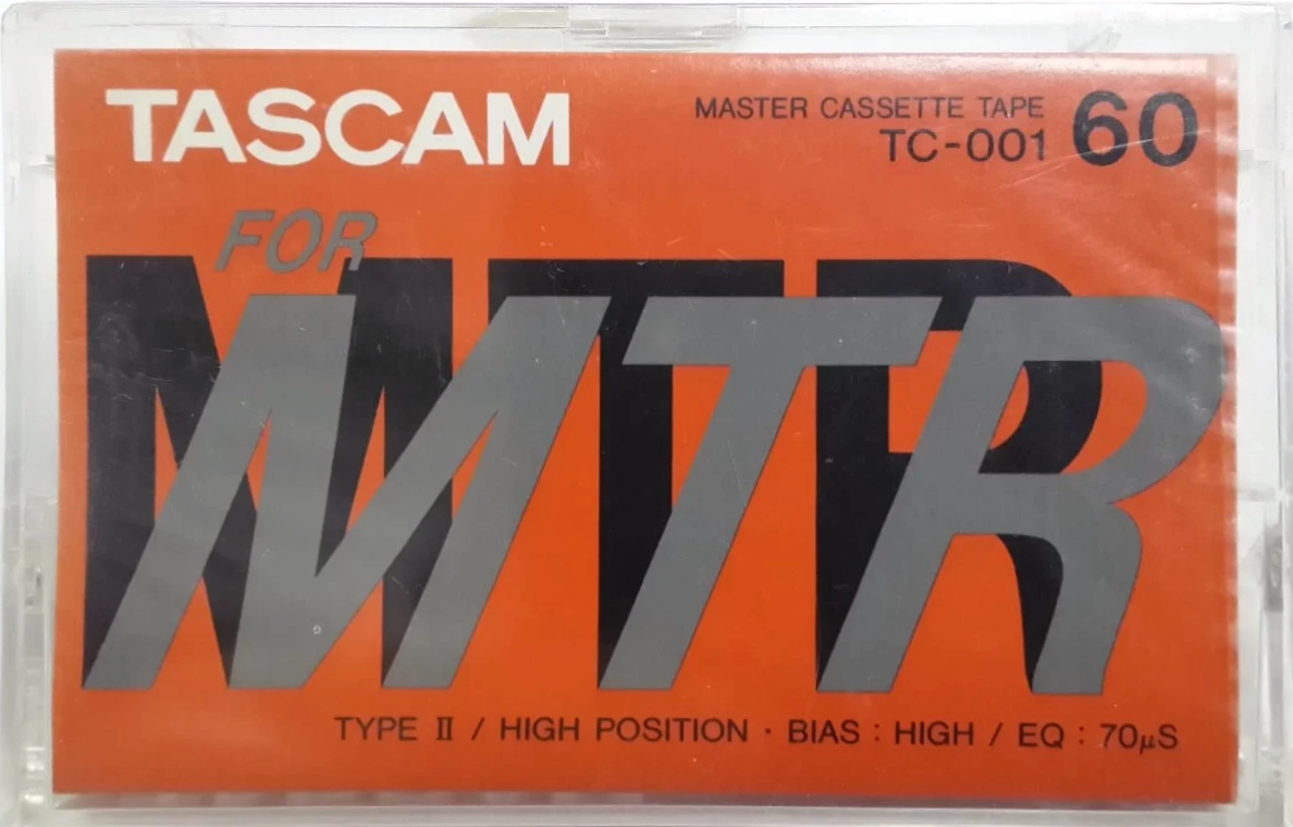 Compact Cassette Tascam MTR 60 "TC-001" Type II Chrome Japan