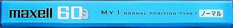 Compact Cassette Maxell My1 60 "MY1-60N" Type I Normal 2000 Japan