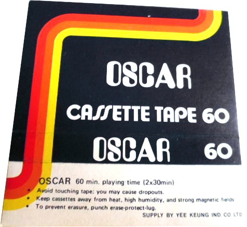 Compact Cassette Oscar 60 Type I Normal Hong Kong