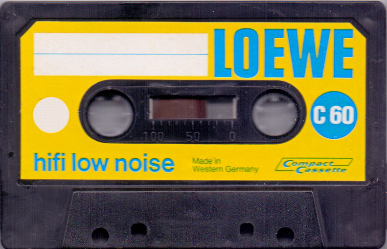 Compact Cassette Loewe 60 Type I Normal 1977 Europe