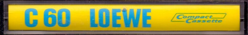 Compact Cassette Loewe 60 Type I Normal 1977 Europe