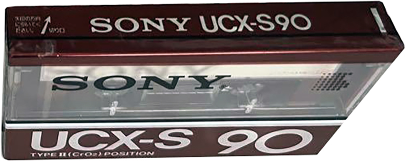 Compact Cassette Sony UCX-S 90 Type II Chrome 1983 Japan