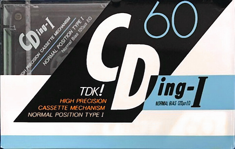 Compact Cassette TDK CDing 1 60 "CDING1-60" Type I Normal 1989 Japan