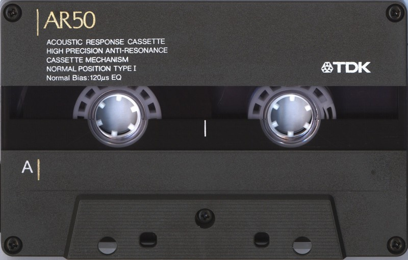 Compact Cassette TDK AR 50 "AR-50K" Type I Normal 1988 Japan