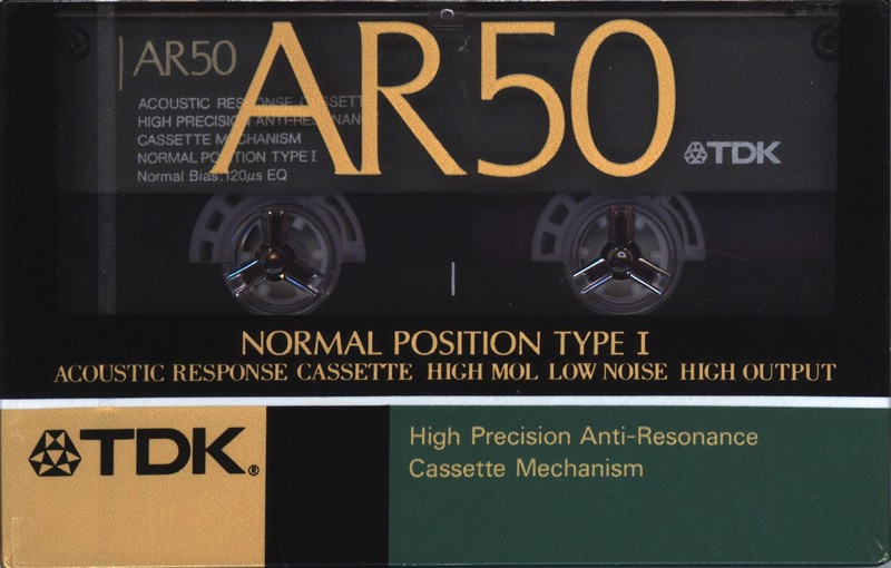 Compact Cassette TDK AR 50 "AR-50K" Type I Normal 1988 Japan