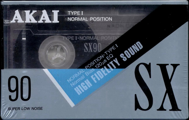 Compact Cassette Akai SX 90 Type I Normal 1991 Europe