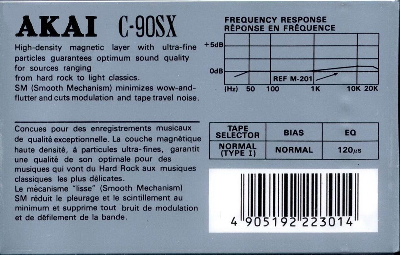 Compact Cassette: Mitsubishi Akai - SX 90